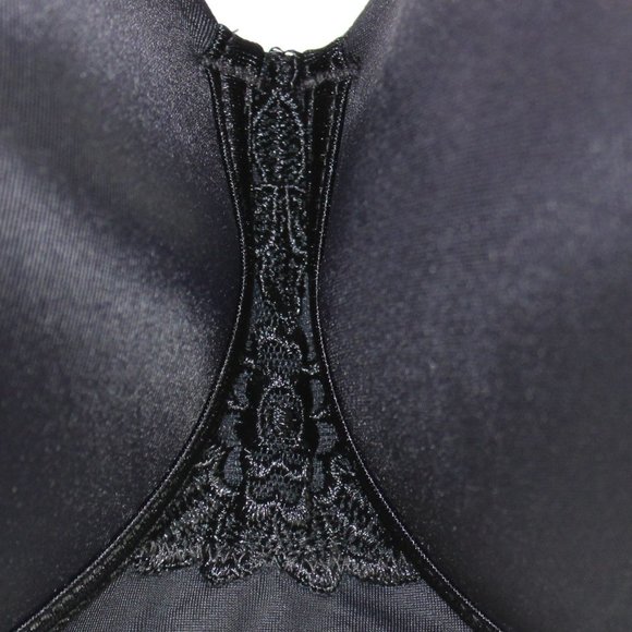 Vanity Fair Black Bra Full-Figure Wireless Size 42DD - Picture 8 of 8